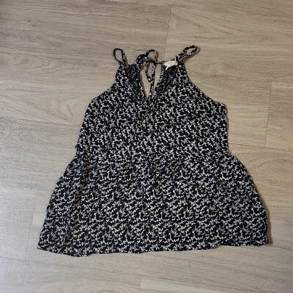 Floral Print Halter Top